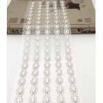 Strasuri din acril pentru make-up, par sau corp cu adeziv SGS020FF Argintii de 2-8mm 792 buc cu perle